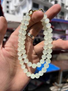刘姨【和田玉】白冰起猫项链